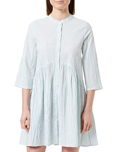 ONLY Sukienka damska ONLFIE Chicago WVN, Cloud Dancer/Stripes:Simply Green, XL, Cloud Dancer/Stripes: simply Green, XL