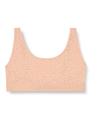 Calvin Klein Biustonosz damski bez podszewki, szarość kamienia, S