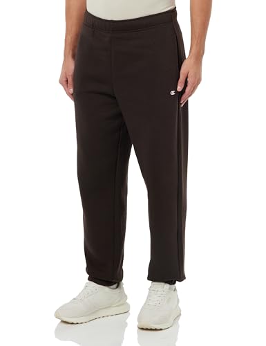 Champion Legacy Authentic Pants-C-Logo Powerblend Fleece elastyczny kombinezon spodnie męskie, Marrone, L