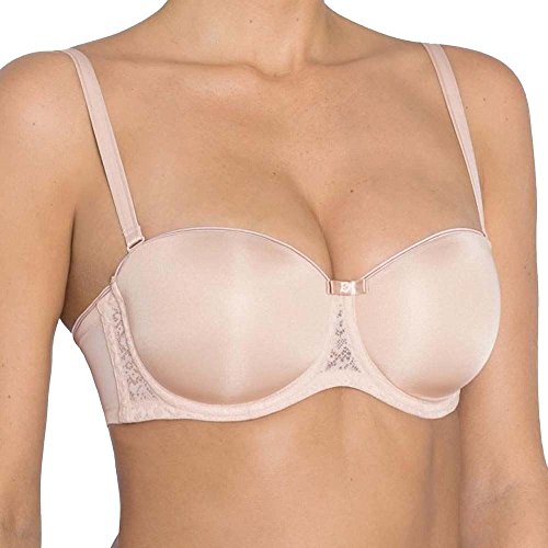 Triumph Damski biustonosz Beauty-Full Essential WDP usztywniany z odpinanymi ramiączkami, Akt beżowy, 65E
