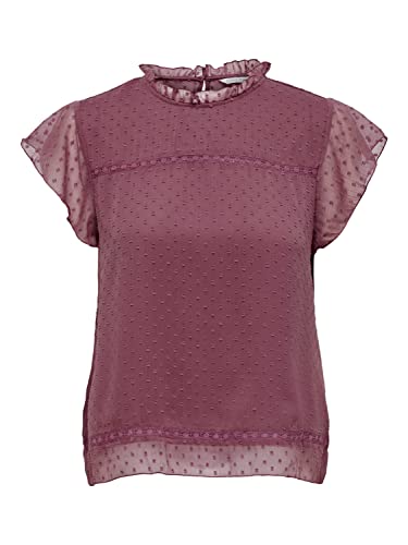 Bestseller A/S Damskie ONLFLORA CAPLS WVN NOOS Top, Rose Brown, XS, Ró?owo-br?zowy, XS