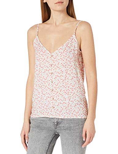 ONLY ONLASTRID Singlet WVN NOOS Top, ecru/AOP:Anne Ditsy Flower, 32, Ecru/Aop:anne Ditsy Flower, 32