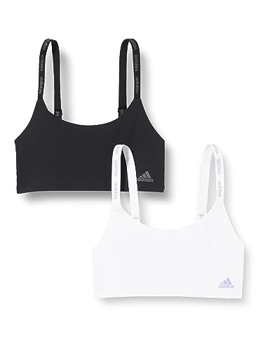 adidas Scoop Lounge biustonosz (2 sztuki), czarny i szary, L