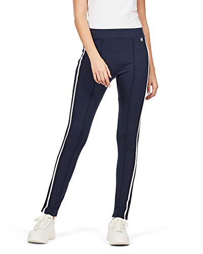 G-STAR RAW Damskie legginsy z wysokim stanem, wielokolorowy (Sartho Blue/Milk 9298-6377), M