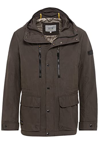 camel active Męska kurtka 420460/1O56, Olive Brown, 60, brązowy (Olive Brown)