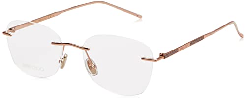 Jimmy Choo Jc365 Okulary Gold Copper 53 damskie, Gold Copper, Złota Miedź
