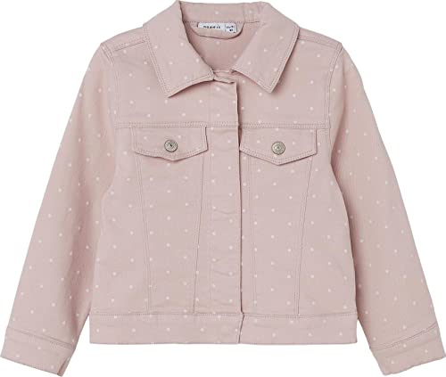 NAME IT Girl's NMFATACCA TWI AOP ED Jacket, Violet Ice, 98
