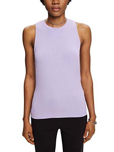 Esprit Collection Prążkowany tank top, lawendowy, XL