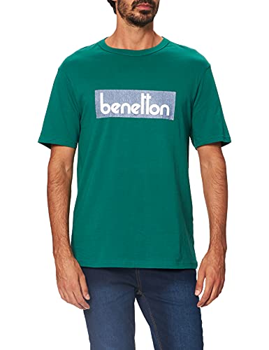 United Colors of Benetton sweter męski, Verde Bottiglia 30 g, S