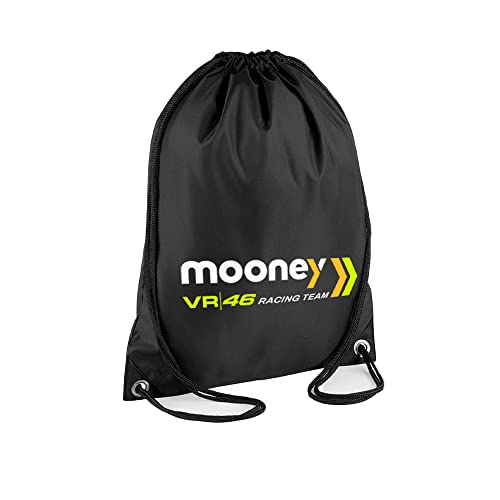 NEHGUUY Unisex Vr46 Mooney plecak, czarny, rozmiar uniwersalny, czarny, jeden rozmiar