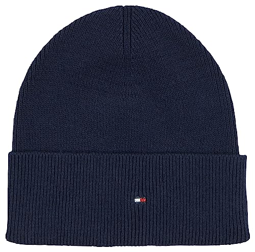 Tommy Hilfiger Czapka Essential Flag, niebieski (Kosmiczny Błękit), Rozmiar uniwersalny