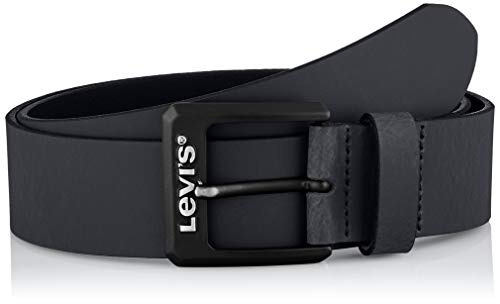 Levi's Kontrastowy pasek męski, Zwykły czarny