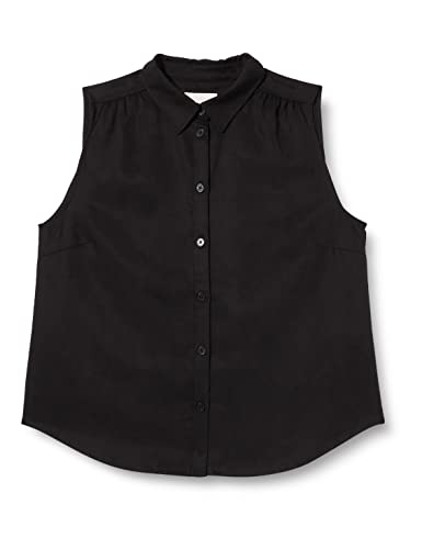 Part Two Damska kamizelka polinepw to Top Relaxed Fit, Czarny, 42 PL