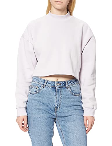 Urban Classics Damska bluza z krótkim rękawem i okrągłym dekoltem, Softlilac, M