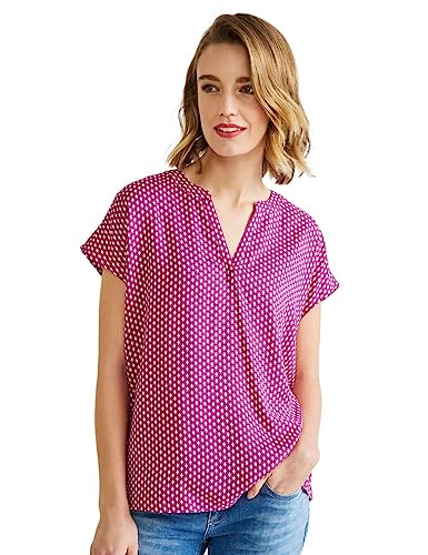 Street One Damska bluzka z krótkim rękawem, Light Nu Pink, 38