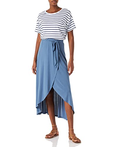 Object Damska spódnica maxi z efektem owijania, Bijou Blue, M