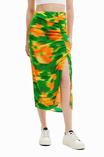Desigual Damska spódnica, zielony, S