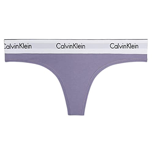 Calvin Klein - Idealnie dopasowane stringi - bielizna damska - beżowa - 72% poliamid, 28% elastan - logo Calvin Klein - niski stan - rozmiar XS, Odprysk winogron, M