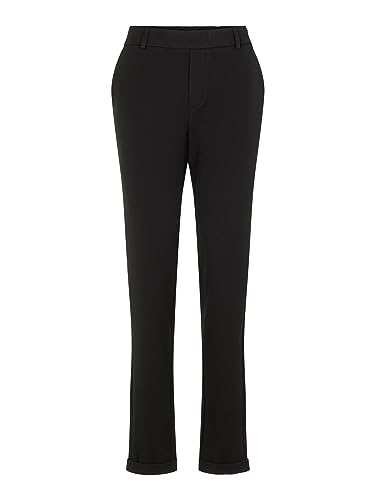 Vero Moda Damskie spodnie Vmmaya Mr Loose Solid Petite, Czarny, L-Maly