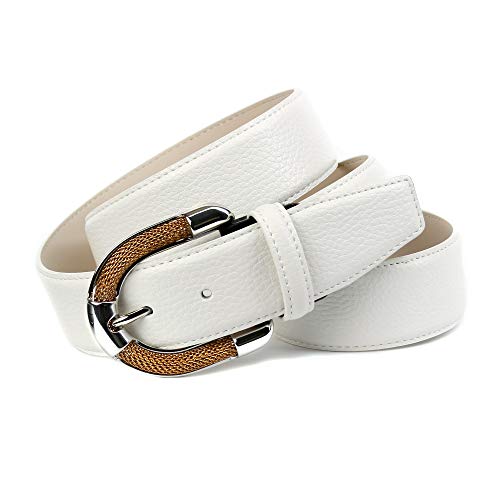 Anthoni Crown Pasek damski, biały (biały 090), 110|110|6681 (Producent rozmiar:110)