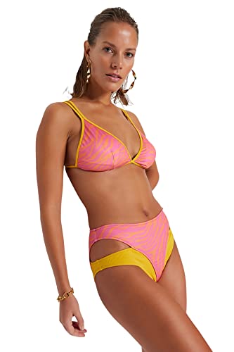 Trendyol Damski normalny stan normalny dół od bikini, Wiele kolorów, 44