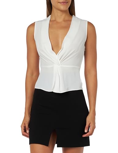 Pinko Top Crepe De Chine Koszula Damska, Z05_biało-śnieżna, 40