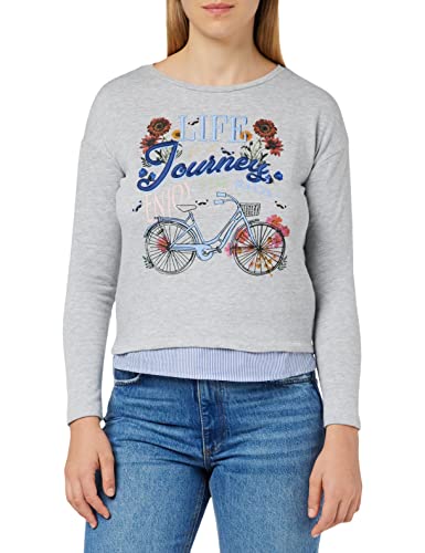 Springfield Damska bluza Life Journey, średni szary, XL, średni szary, XL