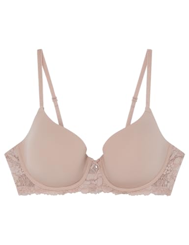 Women'secret Beautiful Biustonosz Klasyczny Wypełniony Mikrofibra Różowy Kobieta, Różowy, 100C