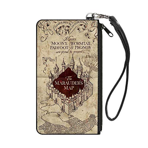 Buckle-Down Damski portfel na zamek błyskawiczny Harry Potter mały, wielokolorowy, 16,5 cm x 9,9 cm, wielobarwny