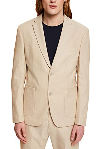 ESPRIT Collection Męska marynarka 023EO2G309, 254/KHAKI BEIGE 5, normalna, 254/khaki beżowy 5, 102
