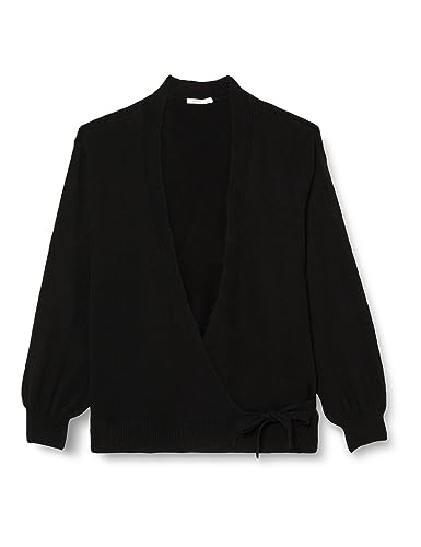 Noppies Cecia Knit Wrap Cardigan Ls kardigan damski, Black - P090, XXL