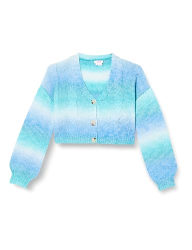 NALLY Damski kardigan 12425237-NA02, turkusowy, wielokolorowy, XL/XXL, turkusowy wielokolorowy, XL-XXL