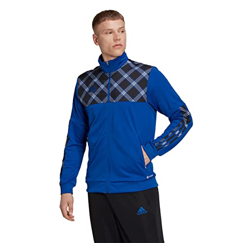 adidas Męska kurtka strzelecka Tkjkt Ad, niebieski/czarny, S