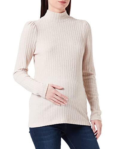 Supermom Damski Top Casey Long Sleeve T-Shirt, RAS1202 Oatmeal-P611, L