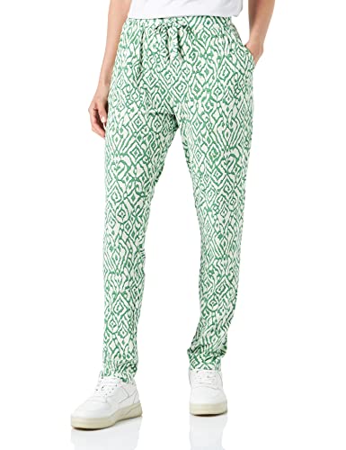 ICHI Damskie spodnie IHLISA PA9 rekreacyjne, 201904/Greenbriar Ikat Print, S, 201904/Greenbriar Ikat Print, S