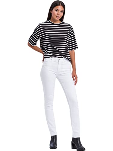 Cross jeansy damskie, biały (White 107), 27W / 34L
