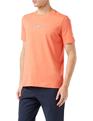 Champion Koszulka męska Soft Fluo S/S, Łosoś, XXL