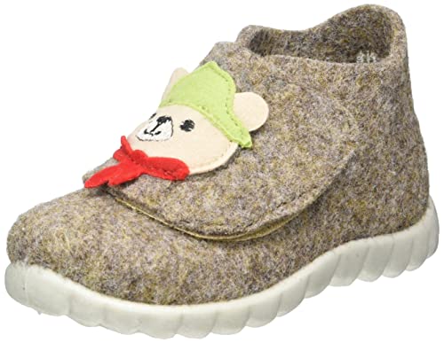 Superfit Baby-Happy Wollitz kapcie dla chłopców, beżowe 4010, 20 EU