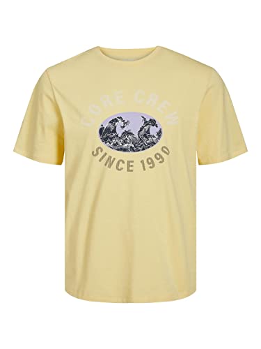JACK & JONES T-shirt męski, pale banana, XL