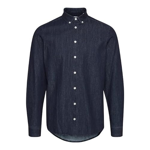 CASUAL FRIDAY Męska koszula Anton LS BD Denim Shirt 200436/Denim mid Blue, M