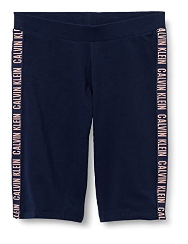 Calvin Klein Dziewczęce legginsy piżamowe, Navy Iris, 8-10 Lata