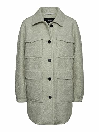 VERO MODA Płaszcz damski, Mineral Gray, S