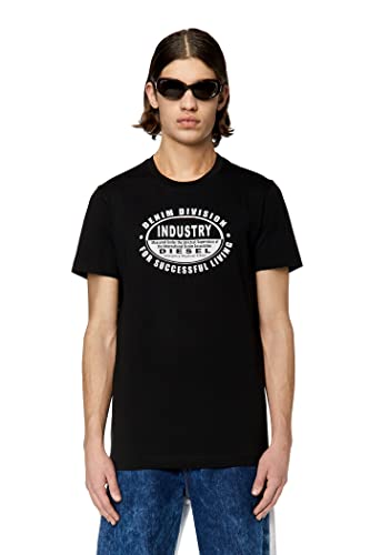 Diesel Męski t-shirt T-diegor-k60, 9-0 stopni, XL, 9-0 stopni, XL