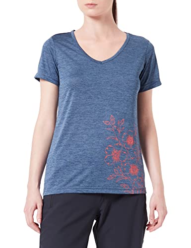 CMP Koszulka damska 39t6136, Blue Mel.-coral, 36