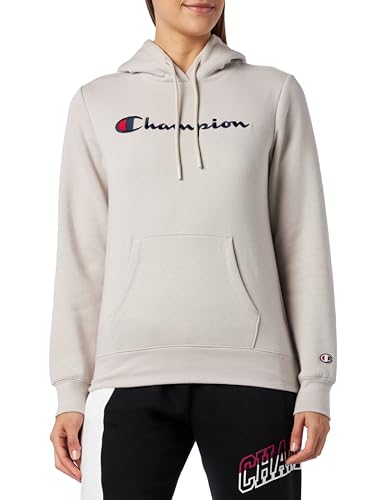 Champion Legacy American Classics W-Light Powerblend Fleece Damska bluza z kapturem, Srebrny Szary, S