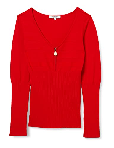 Morgan Damski sweter 222-Menza, szkarłatny, XS