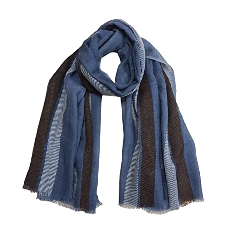 Marco Pascali Foulard Szalik męski, Niebieski, 70x180