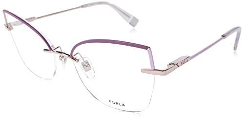 Furla Damskie okulary przeciwsłoneczne Vfu584, Shiny Red Gold W/Coloured Parts, 70, Błyszczące czerwone złoto W/kolorowe części