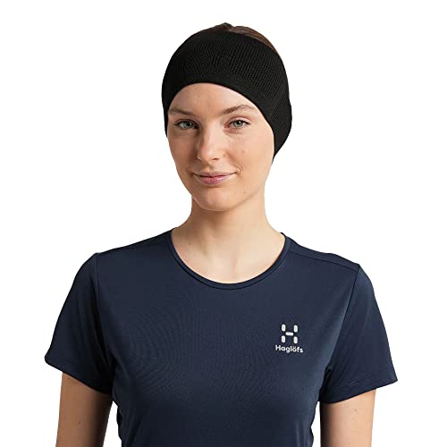 Haglöfs Opaska na głowę L.i.m Pace Unisex na głowę, True Black, rozmiar uniwersalny, czarny (True Black), jeden rozmiar