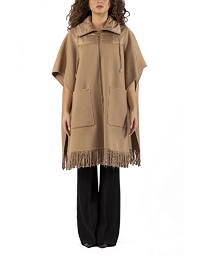 Pinko Damski płaszcz Mara podwójny + T, C97_beżowo-norkowe srebro, M